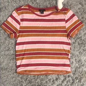 Simple striped short sleeved shirt